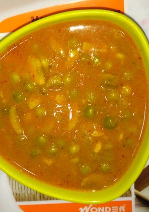 A picture of Mushroom peas veg.