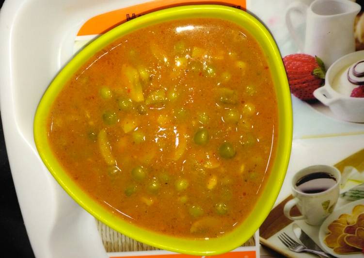Simple Way to Make Any-night-of-the-week Mushroom peas veg