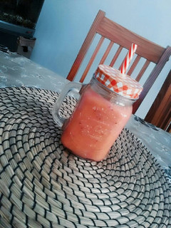 Una foto de Smoothie Rosa ideal dieta