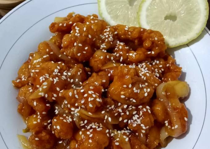 31. Chicken Popcorn with Honey Lime Sauce