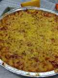 Macaroni schotel corned edam cheese menu buka puasa HALAL