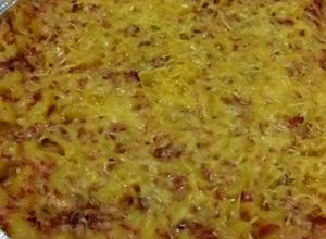 Foto resep Macaroni schotel corned edam cheese menu buka puasa HALAL
