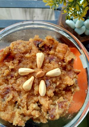 A picture of Bread halwa.