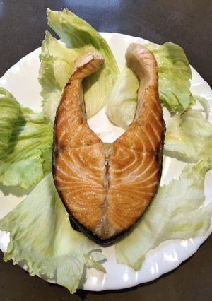 A picture of Fried Salmon.