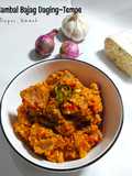 Sambal Bajag Daging - Tempe