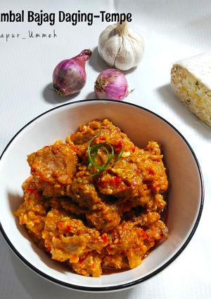 Foto resep Sambal Bajag Daging - Tempe