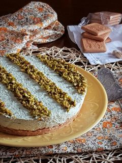 Foto di Cheesecake con crema di pistacchio