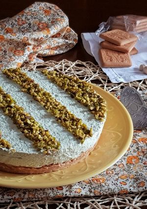 Foto di Cheesecake con crema di pistacchio