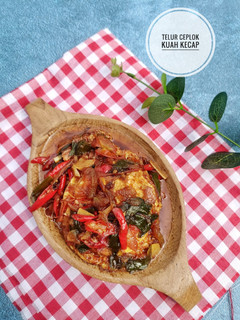 Foto resep Telur ceplok kuah kecap
