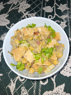 A picture of Stew Curry Chaat.
