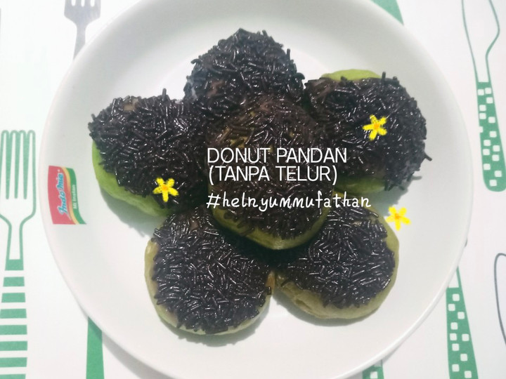 Yuk intip, Bagaimana cara buat Donat Pandan (Tanpa Telur)  lezat