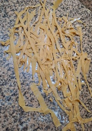 Una foto de Fideos caseros