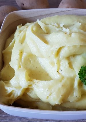 Une photo de Purée de pommes de terre au Thermomix