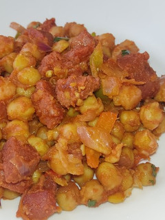 Una foto de Garbanzo frito
