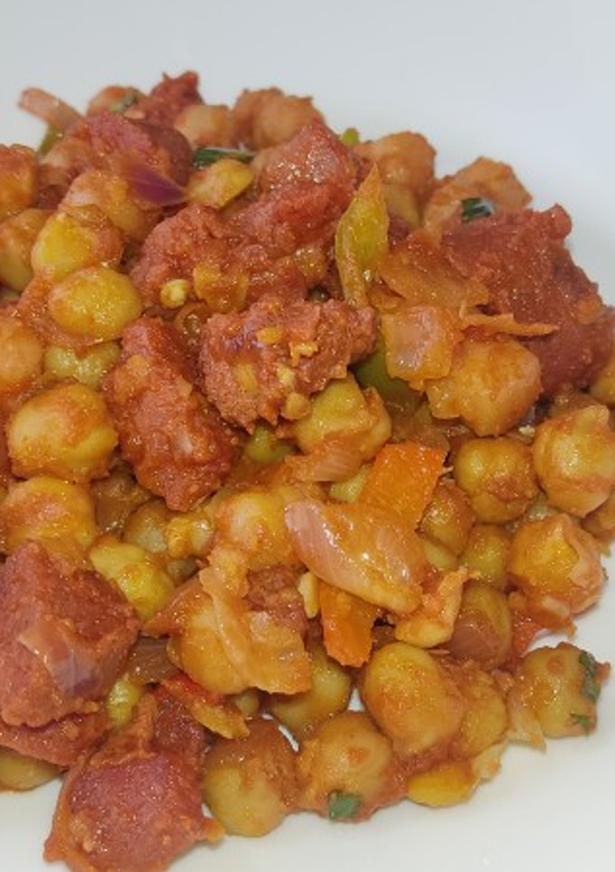 Una foto de Garbanzo frito