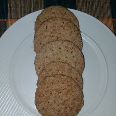 A picture of Homemade digestive cookies.