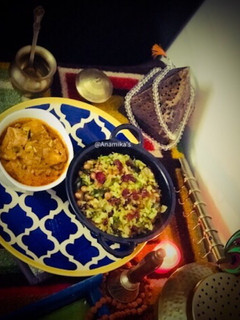 A picture of Cranberries Kanda Poha.