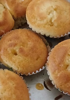 Una foto de Muffins Caseritos con dulce de membrillo
