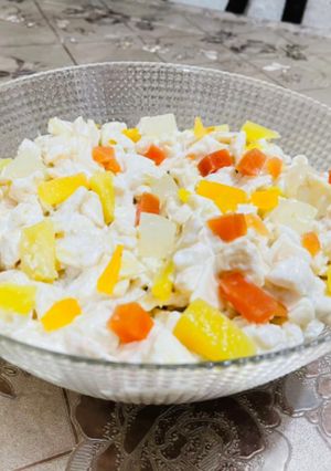 A picture of Russian Salad.