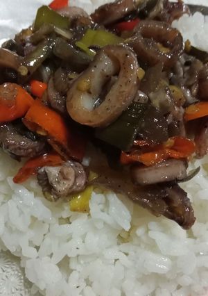 Foto resep Cumi Asin Rainbow