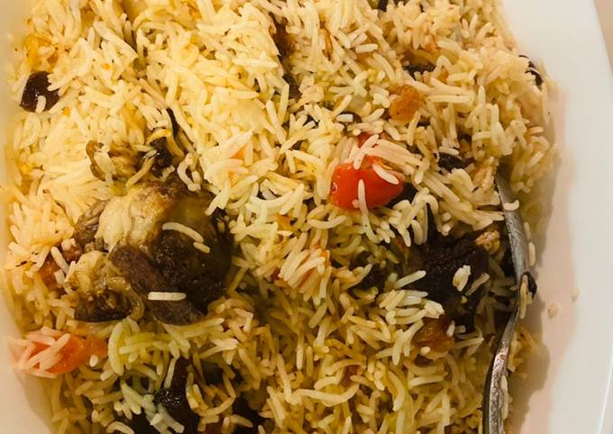 Recipe of Ultimate Mutton Rice 🍚 (kabli Pulao) !!
