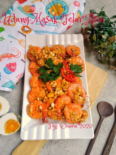 Foto resep Udang masak telur asin