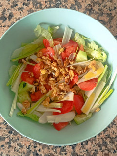 Una foto de Ensalada con vinagreta de miel y mostaza