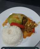 Kaiwa rellena con carne molida