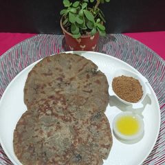 A picture of Bajre Ka Stuffed Rotla.