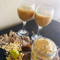 A picture of Sattu healthy drink.