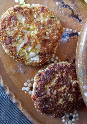 Una foto de Tortitas de amaranto con calabaza 🍪🍪