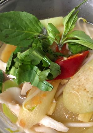 Hình của món Canh chua chay.