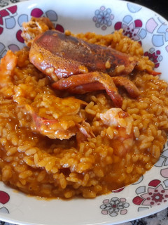 Una foto de Arroz con bogavante