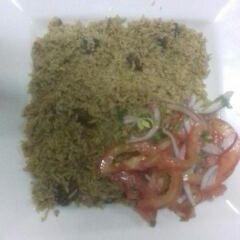 A picture of Pilau And Simple Kachumbari.