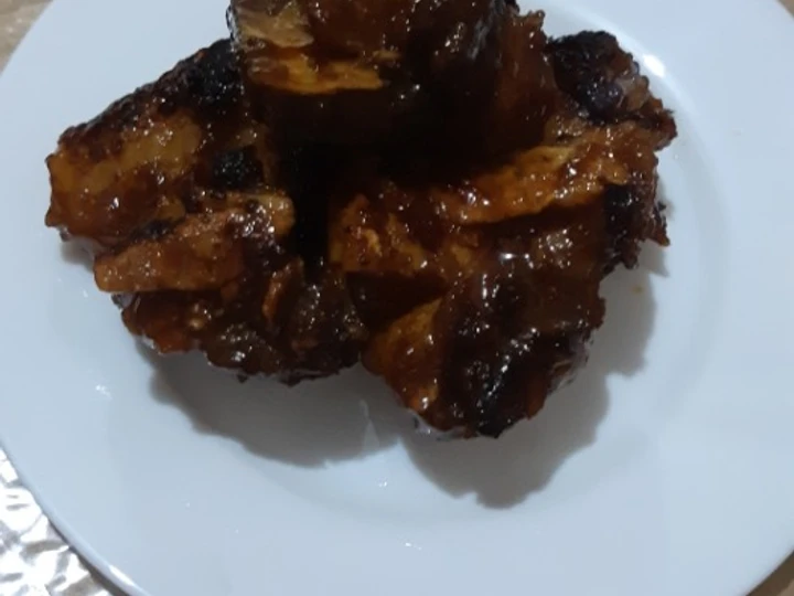 Langkah Gampang Menyiapkan Resep Iga bakar pedas manis Anti Ribet, Mantap Sekali