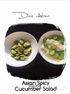 Foto resep ASIAN SPICY CUCUMBER SALAD feat (recook) Timun kuah Telur khas Bangka