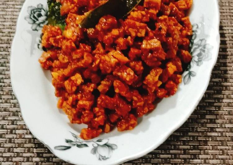 Resep "Tempe orek asam pedas manis"?❤️?, Enak Banget