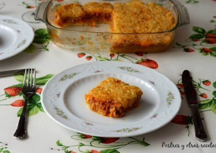 Pastel de carne picada