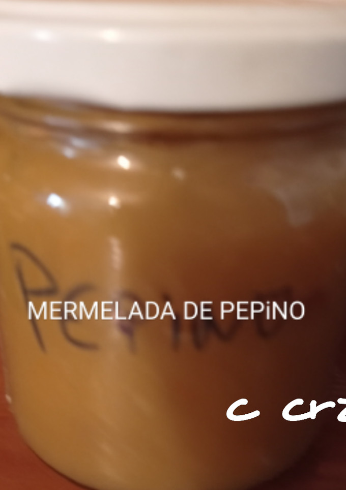 Una foto de Mermelada de pepino y manzana MCC