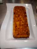 Pastel de merluza, mahonesa picante