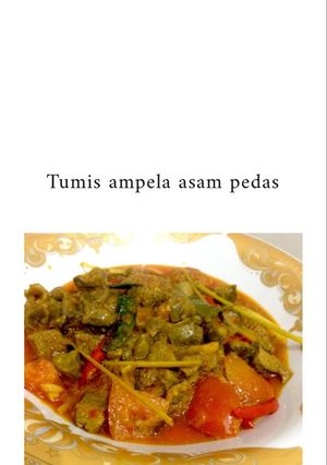 Foto resep Tumis ampela asam pedas