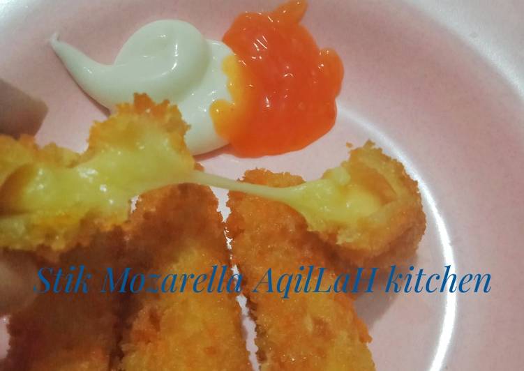 Resep: Stik keju mozzarella yang Enak