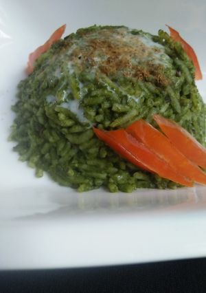 A picture of Spinach Lemon Rice.