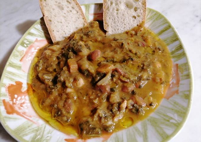 Guida passo passo a Fai Ultimate Minestrone di cavolo nero e borlotti