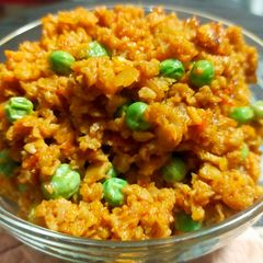 A picture of Soya Bhurji.