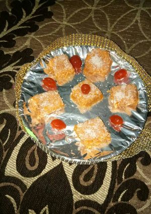 A picture of Sweet rice burfi.