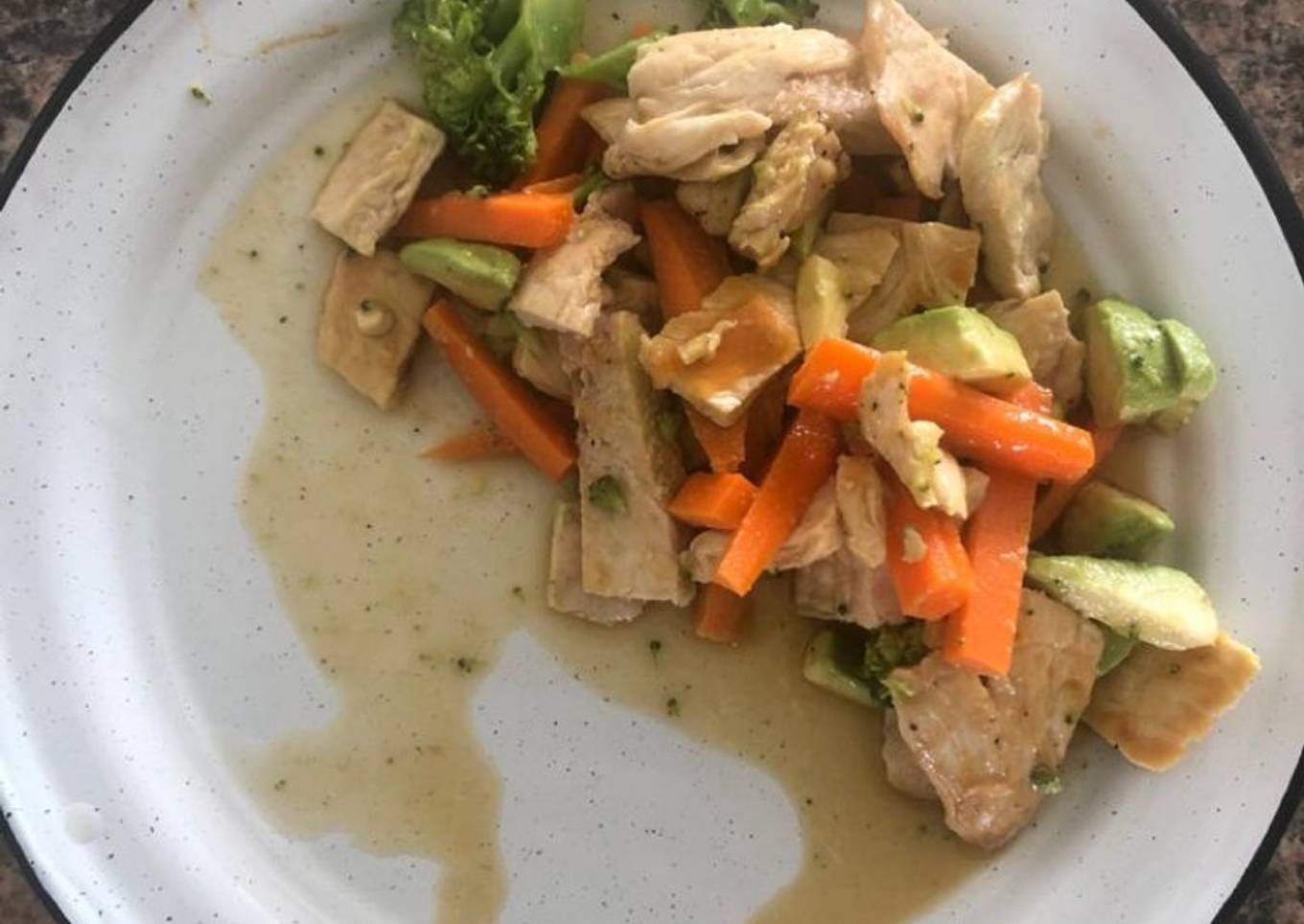 Pollo 🍗 en salsa TERIYAKI