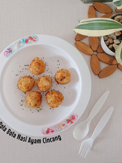 Foto resep Bola Bola Nasi Ayam Cincang | MPASI 1 +