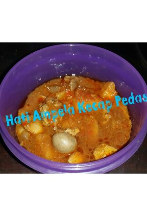 Foto resep Hati Ampela Kecap Pedas