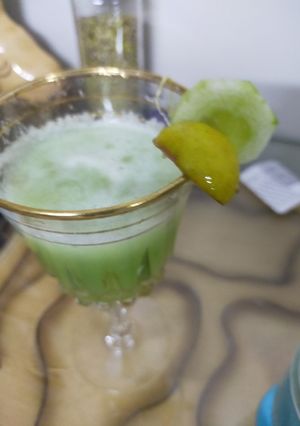 A picture of Lemonade cucumber.